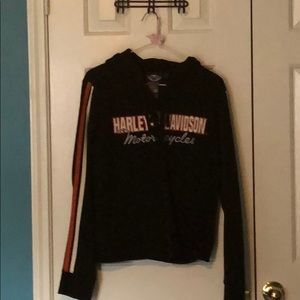 Women’s Harley Davidson zip front hoodie